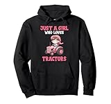 Tractor Shirt For Girls Girl Who Loves Tractors