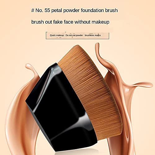 Pincel de maquiagem para base, pincel hexagonal Kabuki para base em pó líquido para misturar líquido