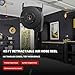 Txecpro Retractable Air Hose Reel, 1/4 IN x 45 FT Hybrid Air Hose Max 300 PSI, Air compressor hose reel with 5 ft Lead in, Ceiling/Wall Mounted air hose reel,Heavy Duty air tool