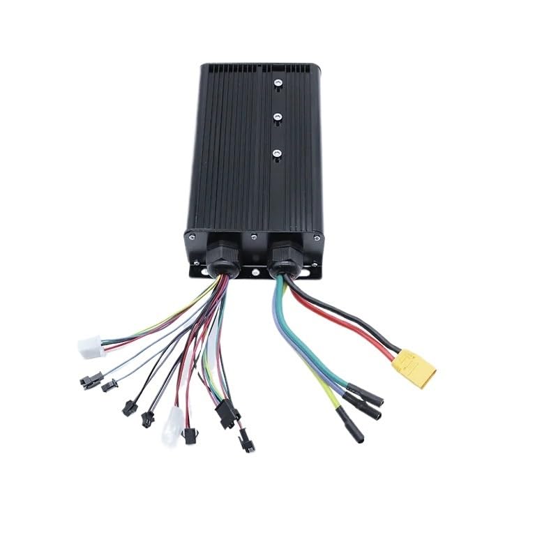 Centralina Monopattino Elettrico Sistema Di Controllo Della Bicicletta Elettrica 3000W/5000W 48V-72V 60A 80A Dual Mode 18 Controller A Onda Sinusoidale A Tubo Brushless Motor Controller(60A 3000W)