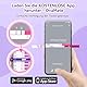 OvaMate 30 Ovulationstest + 10 Schwangerschaftstest Frühtest, Unterstützt von Free OvaMate APP, 10 miu/ml Frühschwangerschaftstest, 25 mIU/ml - Eisprung Teststreifen, 30 LH+10 HCG Tests