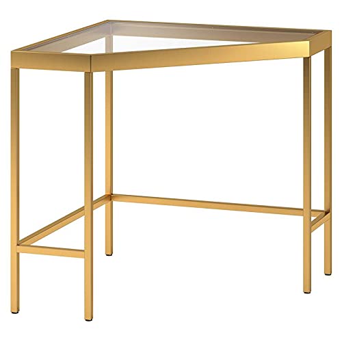 Henn&Hart Alexis Corner Desk Oficina en casa, Acero, latón, 107 cm Cover
