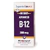 Superior Source NO Shot Advanced B-12 2000 mcg - Vitamin B12 Supplement Supports Heart Health & Healthy Energy - Methylcobalamin Supplement Formula - 60 Sublingual Dissolving Tablets