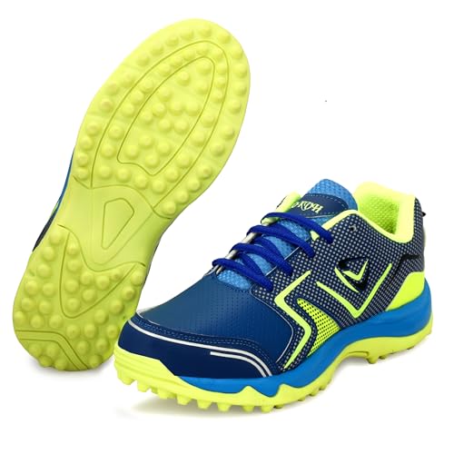 Image of PRO KVH Plus 2.0 Cricket Shoes for Men's - Fast Strap Rubber Spikes, Lightweight,Performance, Comfort, and Durability Shoe for All-Round Performance