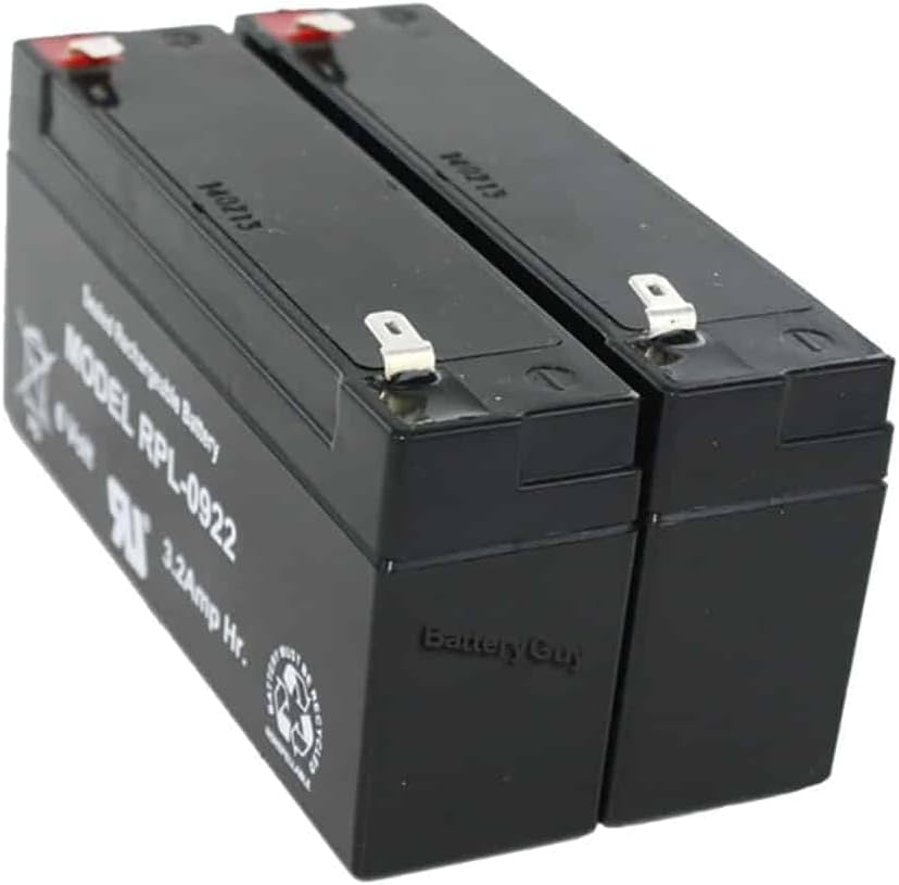 BatteryGuy RPL-0922 Rechargeable SLA Battery 6V 3.2Ah