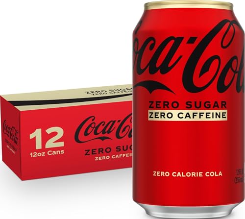 Image of Coca-Cola Zero Caffeine-Free Soda Soft Drink, 12 fl oz, 12 Pack