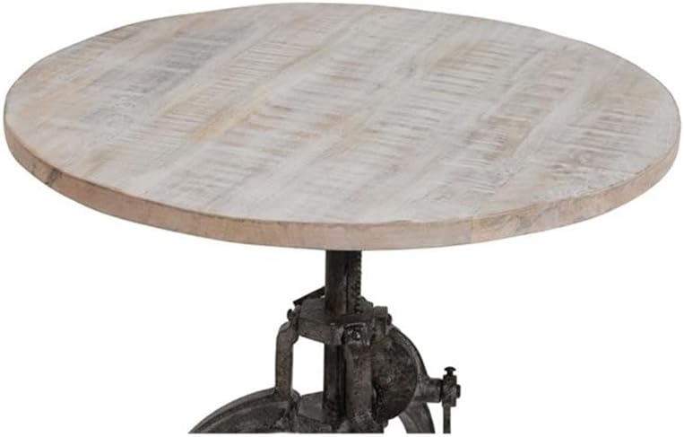 Carolina Classic Riley Adjustable Height Wood Coffee Table in Brown