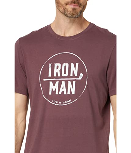 T-shirt de golf homme Iron Man Crusher en coton robuste et respirant pour le sport, taille S - 3