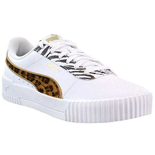 Image of Puma Carina 2.0 Synthetic Leather Lace Up Women's Sneakers