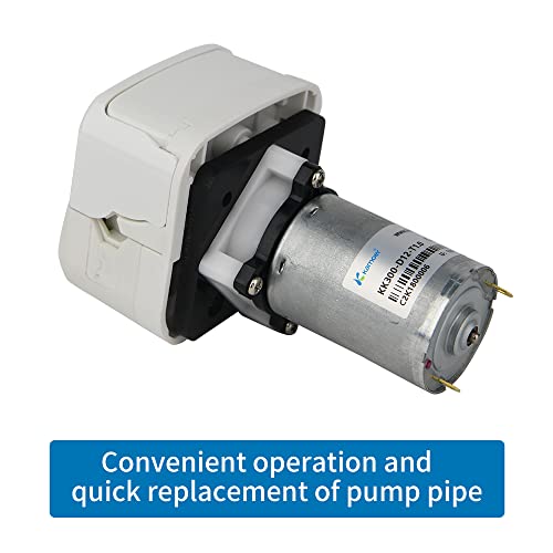 Image of Kamoer KK300-D high flow peristaltic pump 12V dc motor quick tube change liquid dosing pump 80-290ml /min 3 tube types supported