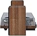 Crosley C62C Turntable HiFi System Record Player with Speakers, Adjustable Tonearm, Moving Magnet Cartridge, Bluetooth Receiver, 40W Per Channel, and Anti-Skate, Walnut