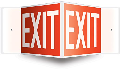 Signalisation 3D EXIT haute resistance pre percee