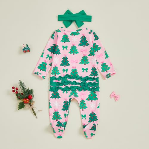 Image of Kuriozud Newborn Infant Unisex Baby Boy Girl Button Solid Romper Bodysuit One Piece Jumpsuit Outfits Clothes | Newborn Baby Girl Sleeper for Daily, Brithday, Halloween, Christmas, New Years, Valentines, St. Patrick's Day, Easter 0-9M