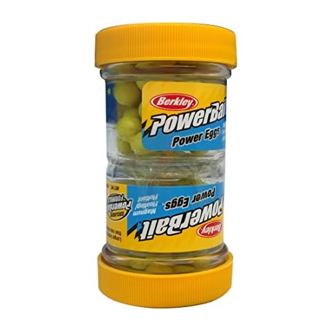 Berkley Kunstköder für das Spinning Angeln Powerbait Sparkle Power Eggs Dough Eggs 14 g Chartreuse Forelle Wolfsbarsch Cover