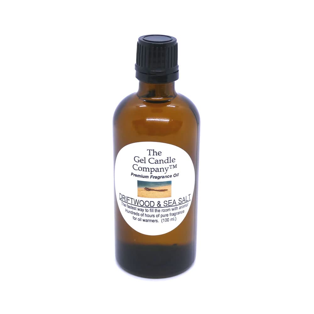 Driftwood And Sea Salt Fragrance Oil In Glass Diffusers