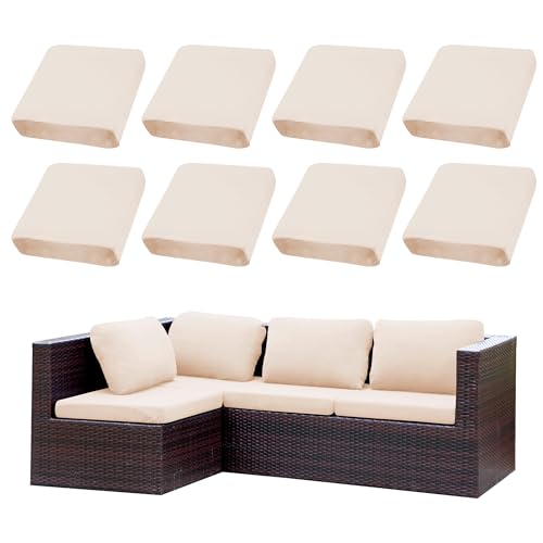 SUKAIKEQA Patio-Kissenbezüge | Outdoor-Sofabezüge | Stretch-Sofakissenbezüge | Sofabezüge | Abnehmbar und maschinenwaschbar.