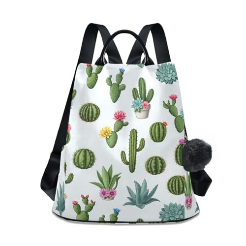Sac à dos femme imprimé cactus idéal pour vos sorties urbaines