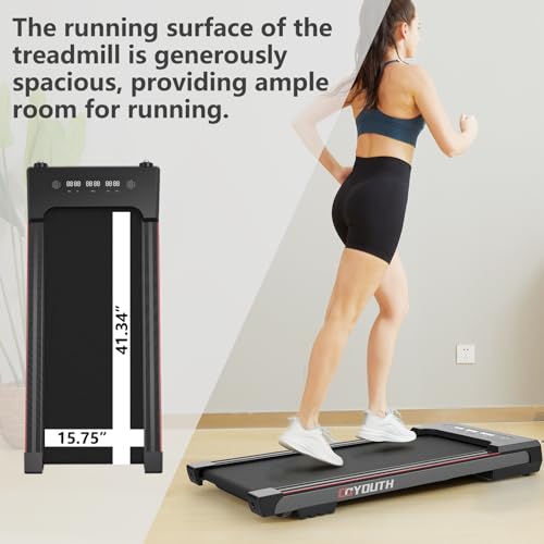 goyouth 2 in 1 under desk electric treadmill monitor