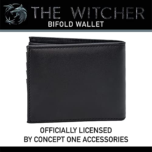 Concept One Netflix The Witcher Bifold Travel Wallet, Black #TOP2