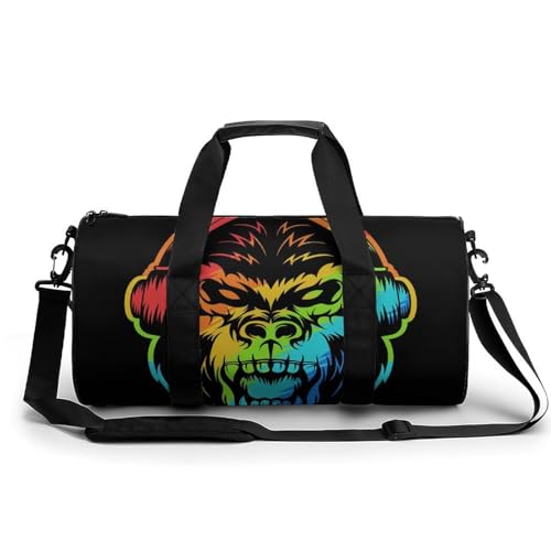 Sac de sport gym couleur orang-outan 45x23x23cm polyvalent