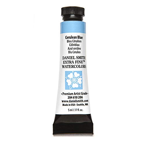 Daniel Smith ダニエル・スミス 水彩絵具 5mlチューブ (Cerulean Blue) 284610206