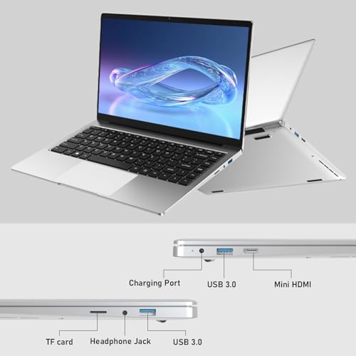 Molegar Laptop 14'',8Gb Ddr4 512Gb Ssd Laptops Computer,Intel Celeron J4125 4M Cache thumb #5