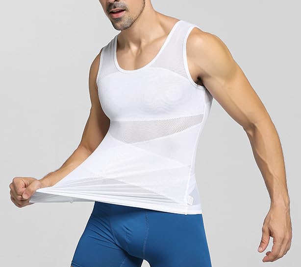 Men's Compression Shapewear Vest Mens Abs Abdomen Slim Body Shapewear Workout Tank Top2