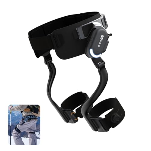 Image of DNSYS X1 Carbon Pro Exoskeleton with Titanium Alloy, AI-Powered Leg Support Wearable Robot, 1.2HP Motor, 40km Base Range, 3s Battery Swap, for Hiking, Workout, Running, Size M (Waistline 33.5-43.3in)