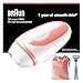 Braun Luz Pulsada Silk-Expert Mini Depiladora IPL, Alternativa a Depiladora Laser, Reducción Del Vello En Casa, Con Funda De Viaje, Tamaño Compacto, Fácil, Segura Y Eficiente, Blanca/Rosa, PL1014