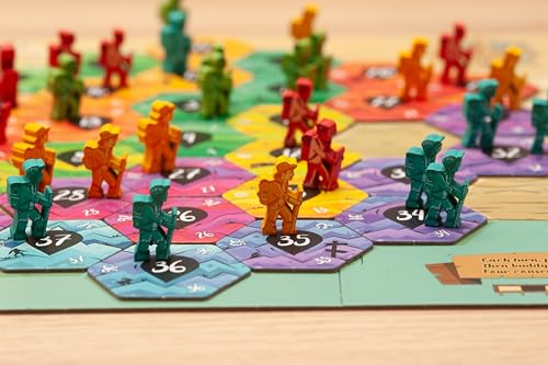 Switchbacks Board Game – Tile Placement and Trail Strategy for 2-4 Players, Ages 11+, 1-Minute to Teach Series – vue 7