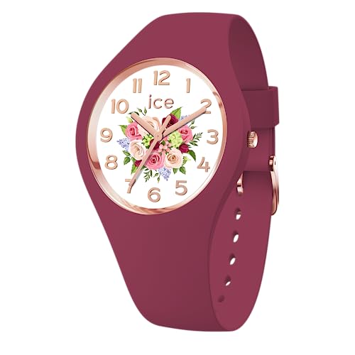 ICE-WATCH Ice Flower, Reloj para Mujer con Correa de Silicona (Sm...