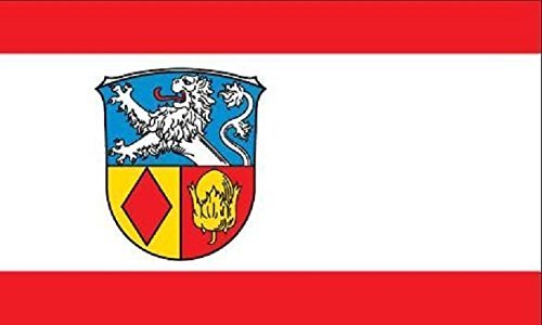 U24 Tischflagge Kreis Herford - 10x15 Cm Tischfahne Mit Schwarzem Sockel