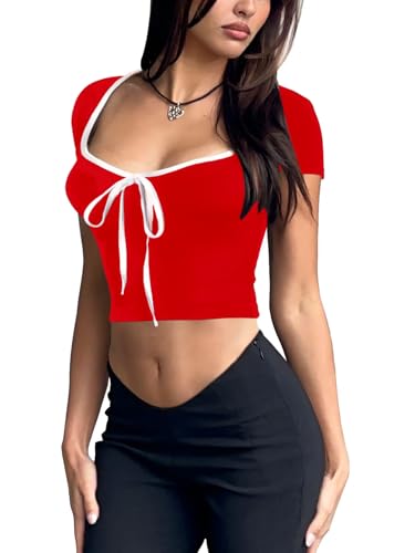 Image of Aahwan Women's Royal Polyester Regular Fit Cropped Top