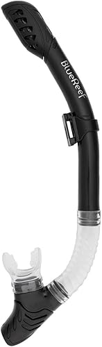 Miniatura 8 de Sentinel - Juego de máscara de esnórquel color negro, equipo de esnórquel para adultos, incluye máscara negra centinela con lentes de vidrio