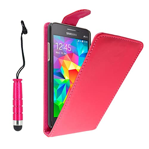 ebestStar - Coque Compatible avec Samsung Grand Prime Galaxy G530F, Value Edition G531F Etui Housse PU Cuir Rabat Flip + Mini Stylet, Rose [Appareil: 144.8 x...