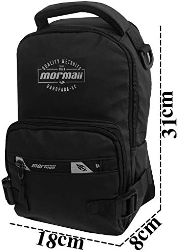 Mini Mochila Transversal Esportiva Masculina Usb Tablet Impermeável Pequena Preta Feminina Reforçada