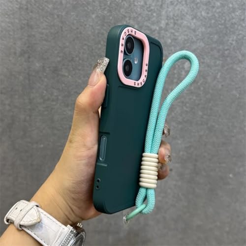 Protection iPhone 17 Pro Max antichoc avec dragonne amovible pour sécuriser votre smartphone
