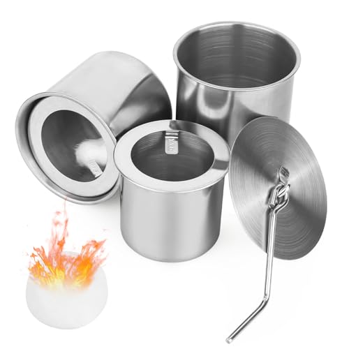 smtfcty 7 unidades de quemador de bioetanol, chimenea de bioetanol para interior, quemador de etanol, incluye lana de fibra de vidrio y tapa para bioetanol, universal para chimenea de mesa