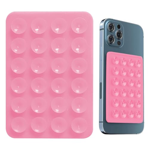 Soporte para Funda De Teléfono con Ventosa De Silicona   1/8 Piezas Ventosas De Silicona | Soporte para Teléfono con Ventosa Antideslizante con Cordón para Teléfono, Soporte para Espejo Móvil