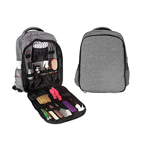 Preisvergleich Produktbild NACHEN Tragbare Friseur Rucksack Make-up Werkzeugtasche Multifunktions-Reiserucksack Kosmetische Organizer Box wasserdichte Aufbewahrungstasche