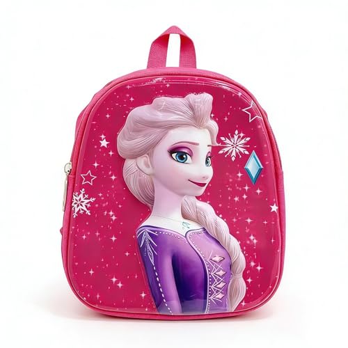 trettitre Cute Cartoon Backpack for Students Casual Travel Schoolbag for Boys and Girls School Season Backpack (Frozen)