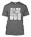 Real Men Use Three Pedals Men's T-shirt (Medium, CHARCOAL)