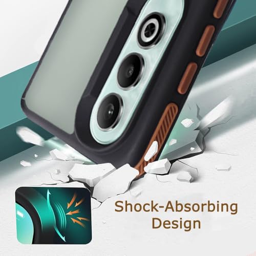 Image of A rtistque Frosted Ultra Matte Back Cover Case for OnePlus Nord CE 4 5G | Smooth Sides with Grip | Stylish Protective Design | Raised Camera Edges | OnePlus Nord CE4 5G Back Cover - Brown