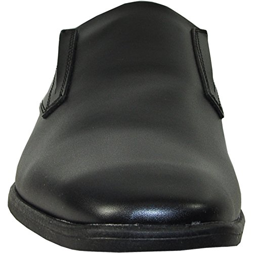 VANGELO Tux-4 Dress Shoe Loafer Formal Tuxedo Prom & Wedding Shoe Black Matte (8 E(W) US)2