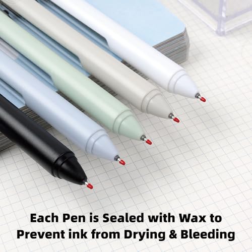 5 PCS Fun Shaking Gel Ink Pens 0.5mm Negro miniatura 5