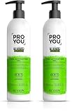 Revlon Professional ProYou Gel Activador de Rizos y Ondas para Cabello Curly, Máxima Definición e Hidratación, 350 ml, Gama Rizos The Twister Scrunch (Paquete de 2)