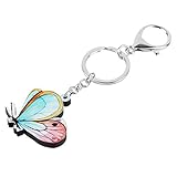 mariposa vanessa vulcania Usos: Juguete de llavero colgante super lindo que se puede conectar a llaves, mochilas, teléfonos móviles u otros dispositivos electrónicos para atraer la atención de los demás.
