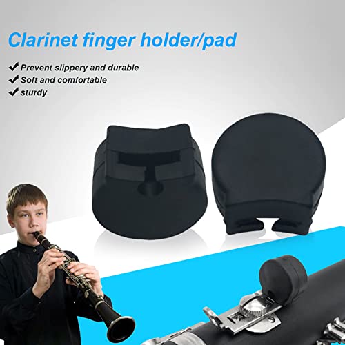 Klarinetten Pads,6 Stück Klarinetten Fingerauflage,Filz Klarinettens Pads Kissen Holzblasinstrument Padss Bb Klarinette Instrument Zubehör Für die meisten Liebhaber