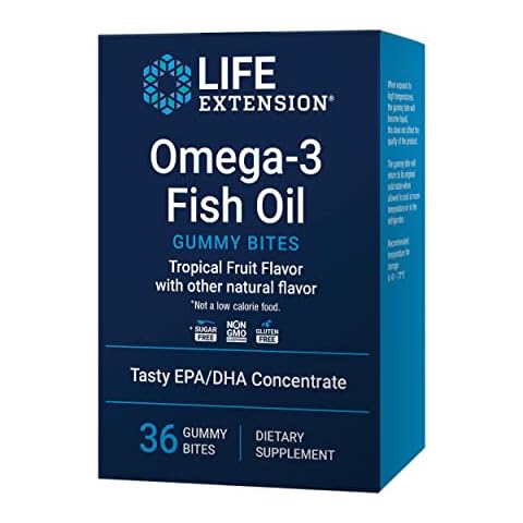 Life Extension Omega-3 Fish Oil Gummy Bites Cover