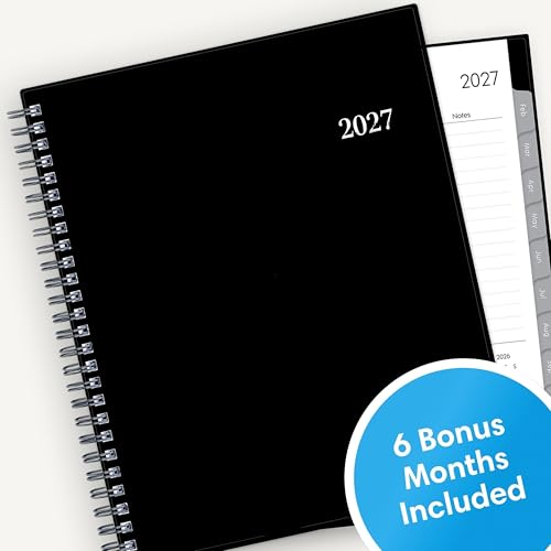 Image of Blue Sky 2027 Weekly and Monthly Planner Calendar, Includes January 2027 - December 2027, 7 inch x 9 inch, Flexible Cover, Wirebound, Laminated Tabs, Enterprise